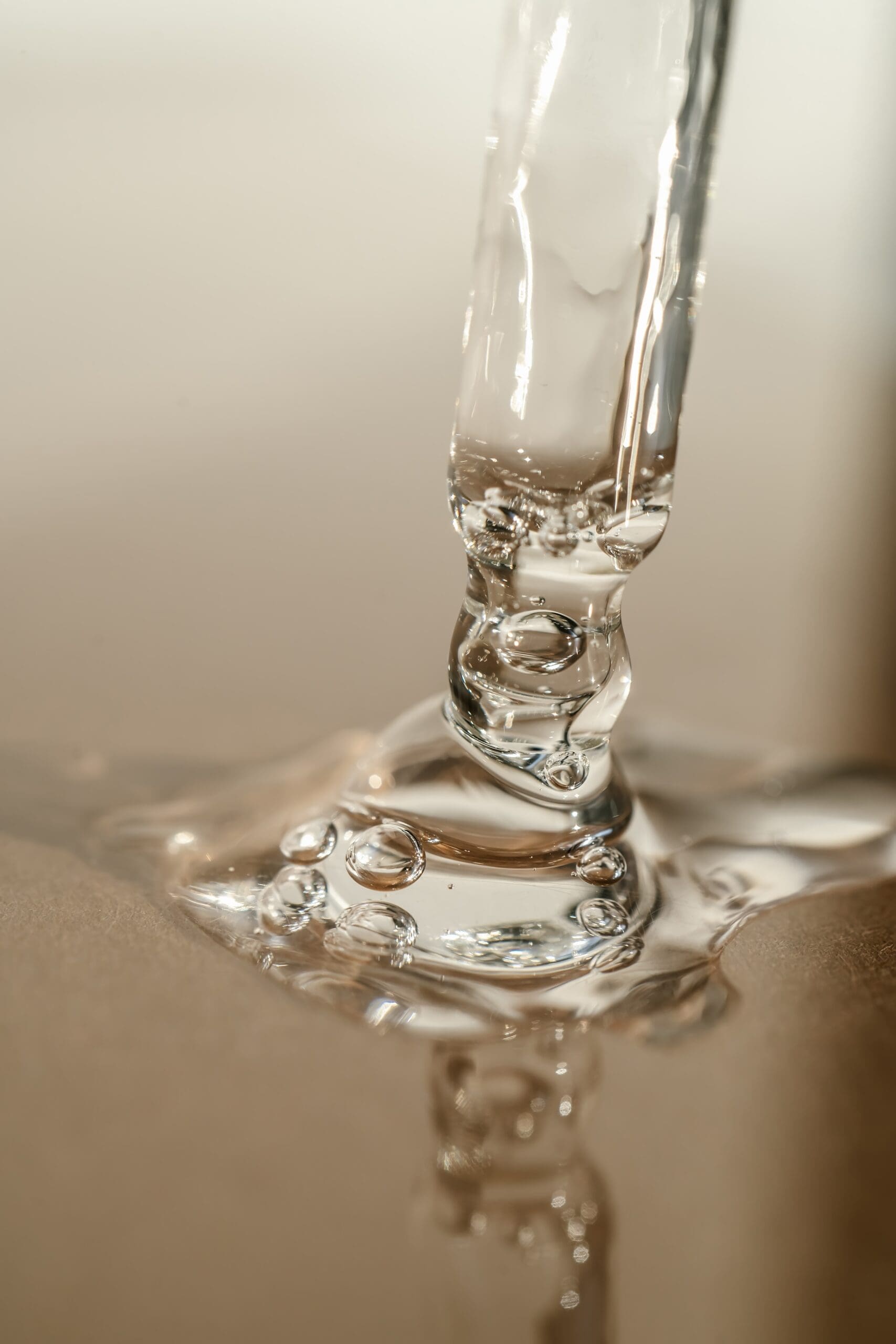 peptide droplet close up topical peptide infusion hydration peptide application serum delivery via micro‑channels skin booster peptide drop